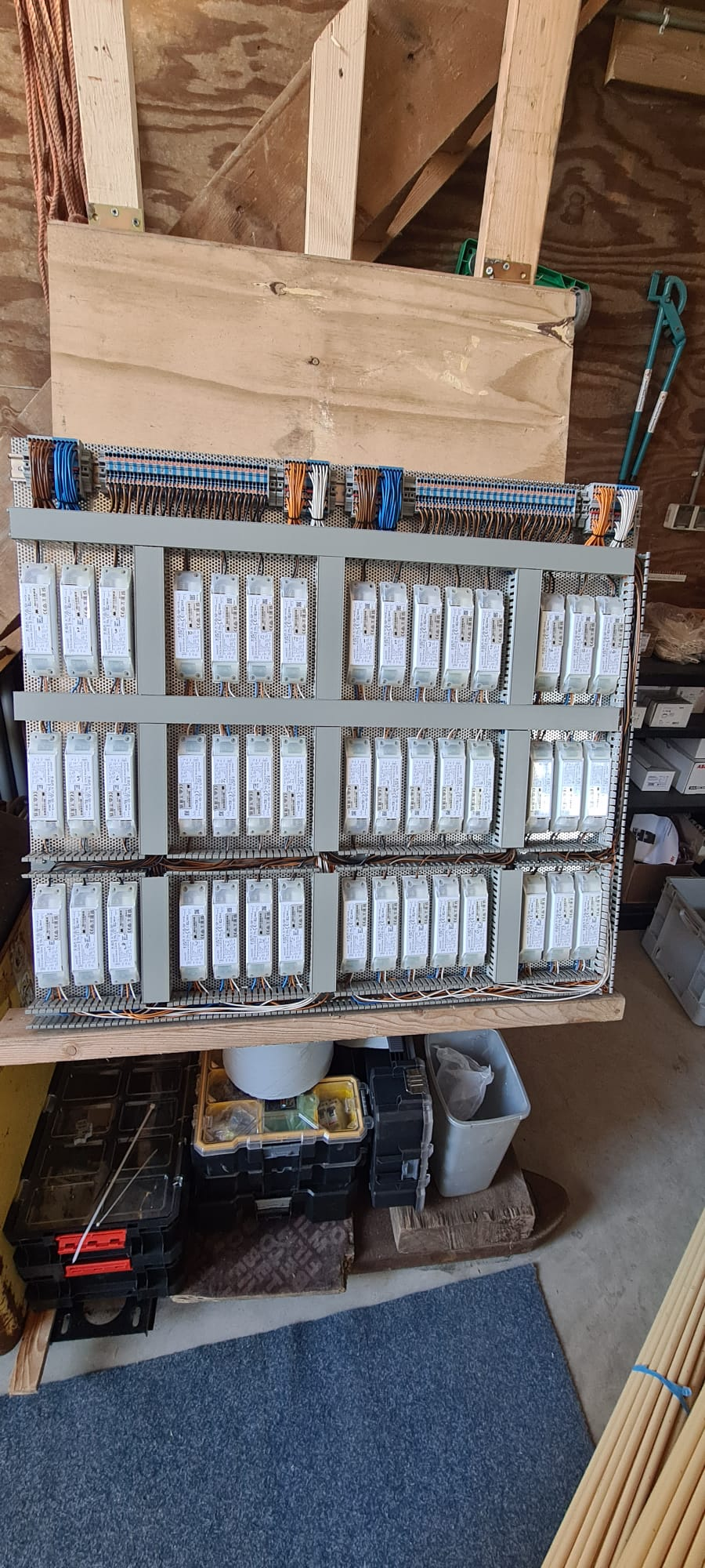Bouw van dalipanelen